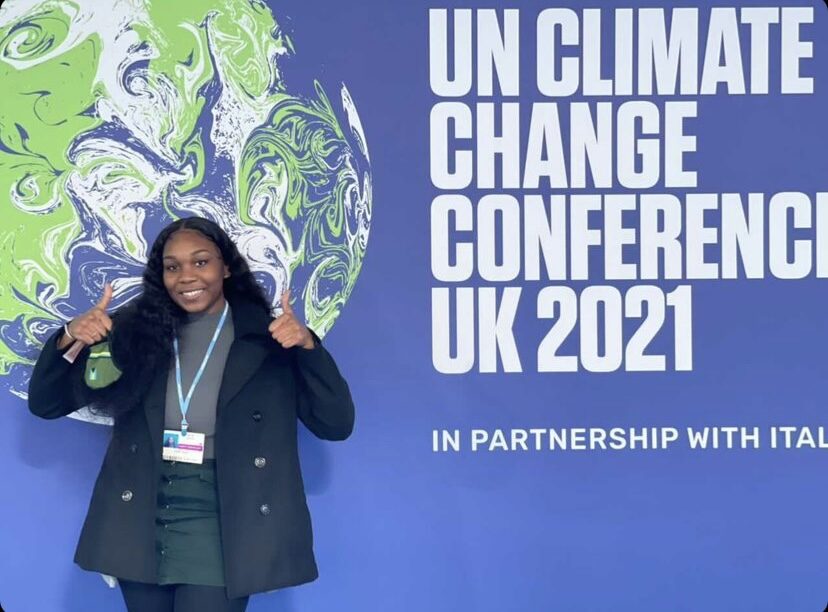 Kariel Stuart representis The Bahamas at 2021 United Nations Climate Change Conference